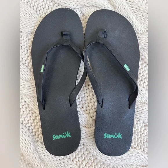 Sanuk Yoga Mat Flip-Flops - Picture 1 of 5